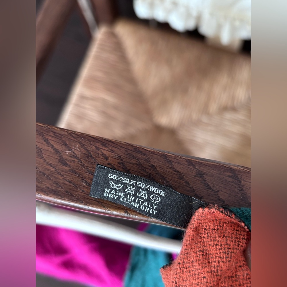 Chanel Wool And Silk Scarf